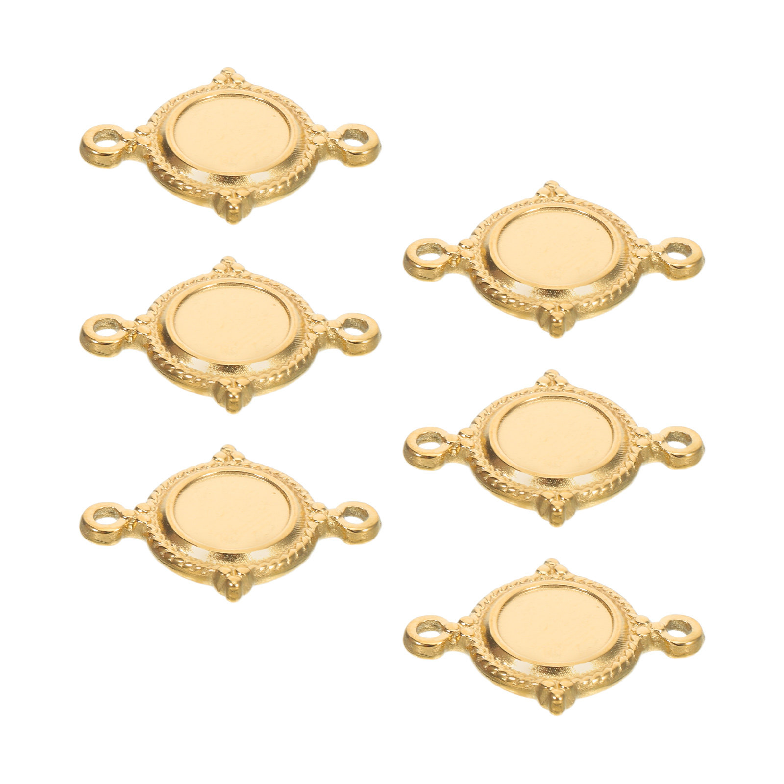 Pendant Blank Bezel - 6 pièces de supports de pendentif