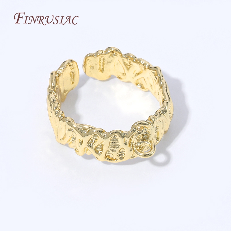 Ring Blank Adjustable - Base de bague ouverte réglable plaquée