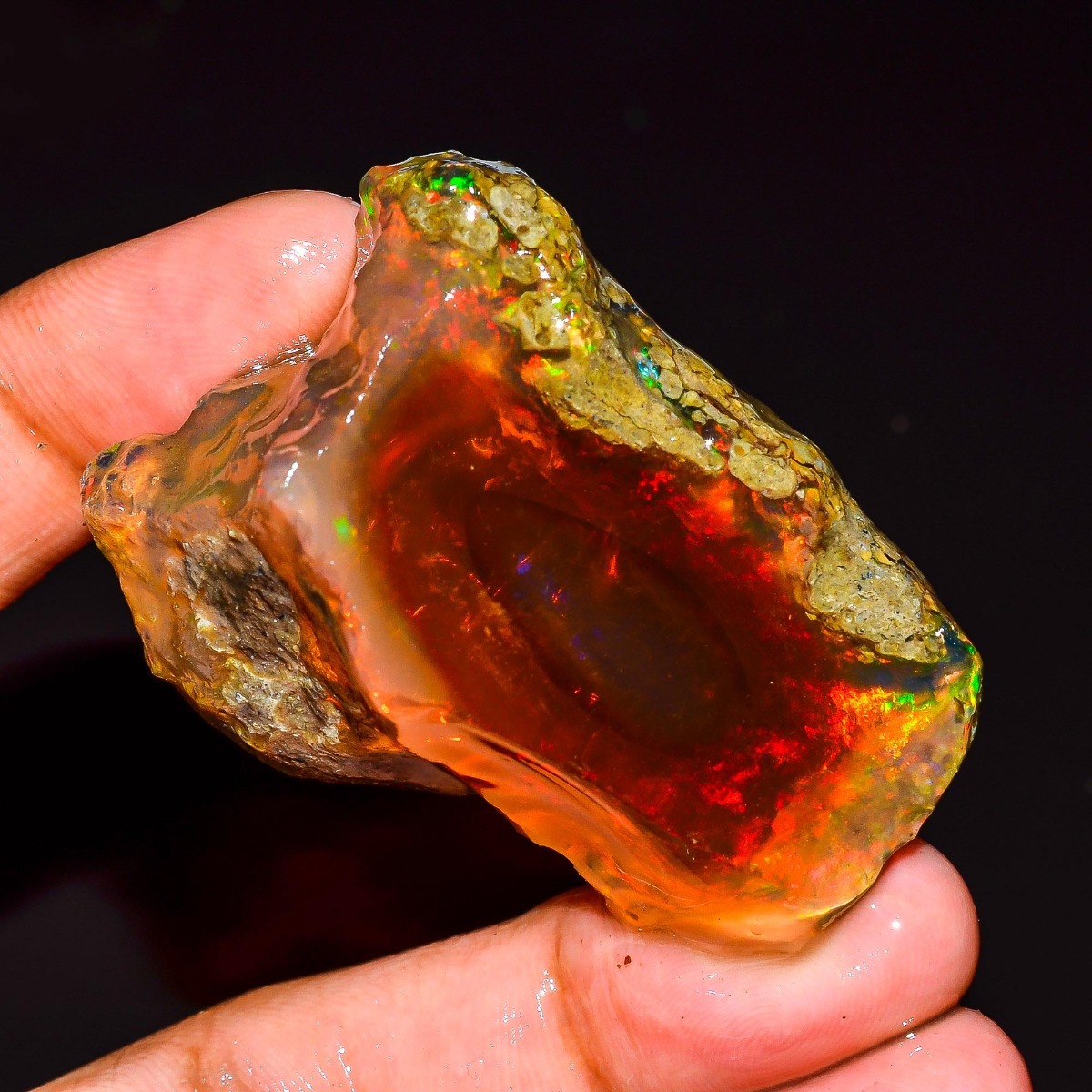 Jewelry Making Raw Materials - Opale d'Éthiopie naturelle brute 25-80 carats,