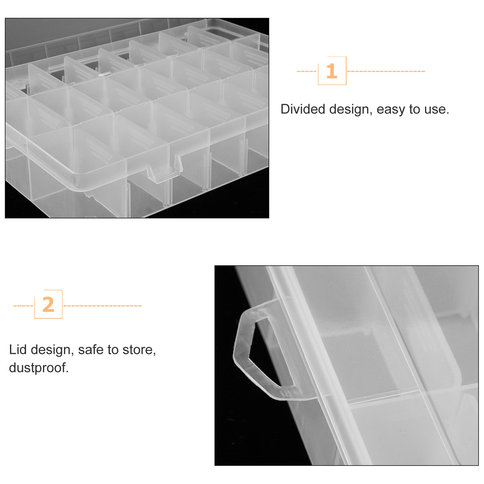 Jewelry Making Organizer - Lot de 2 boîtes de rangement