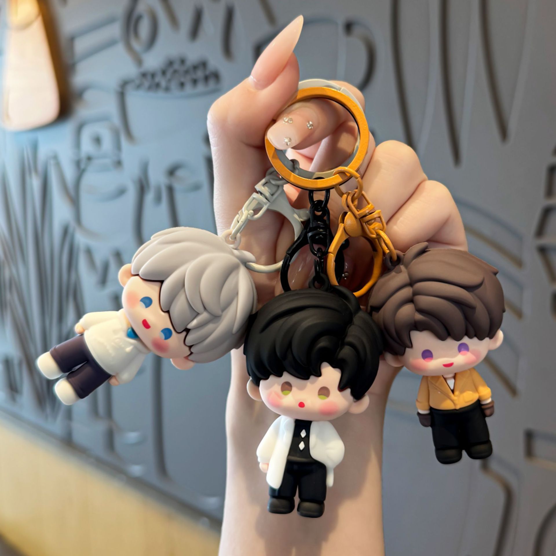 Jewelry Making Resin - Porte-clés figurine en résine Love and