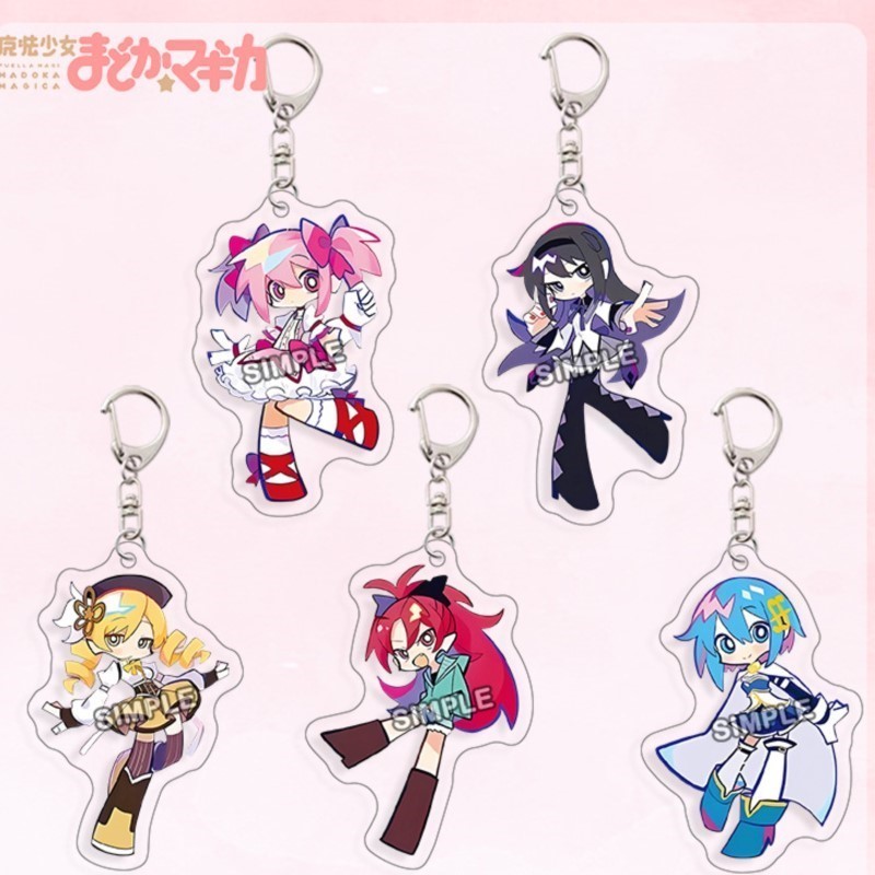 Jewelry Making Resin - Porte-clés en acrylique Puella Magi Madoka