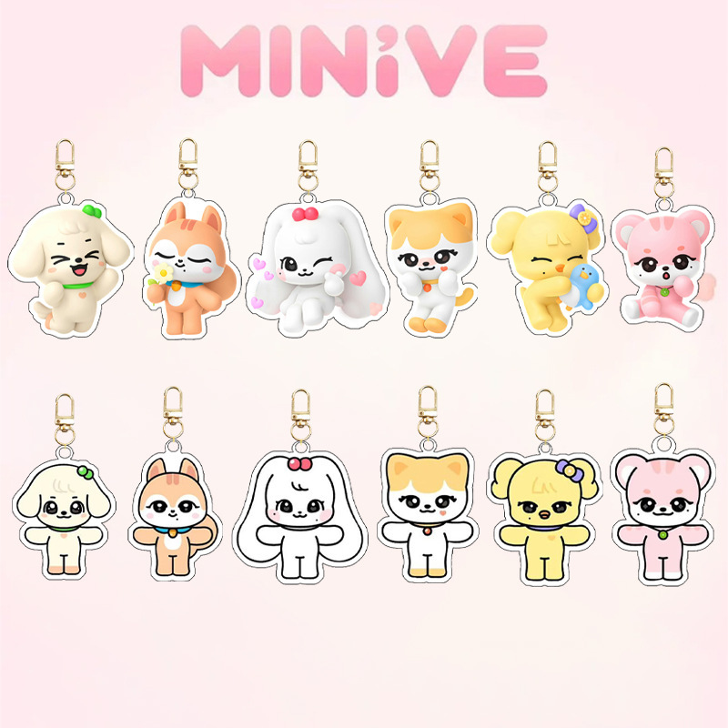 Jewelry Making Resin - Porte-clés en acrylique Ive Minivek Kpop