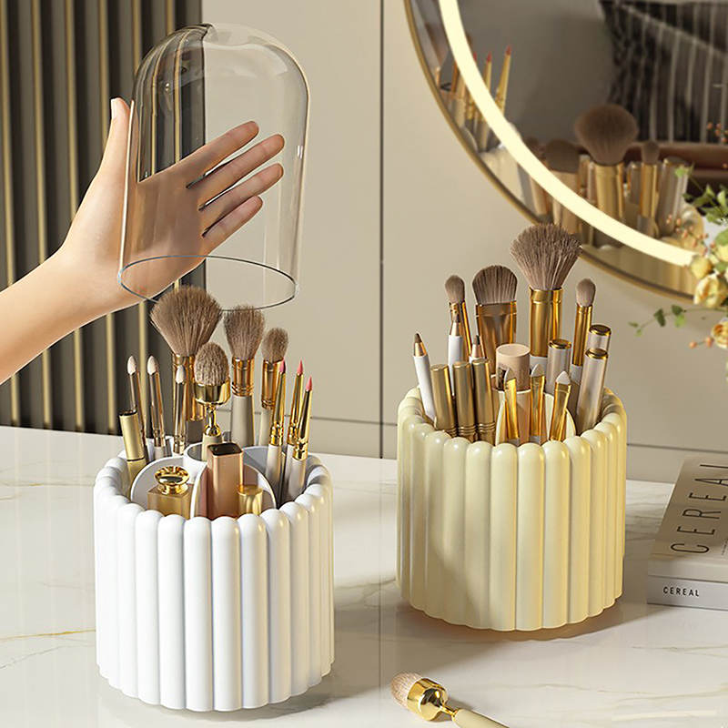 Jewelry Making Organizer - Porte-pinceaux de maquillage rotatif à 360