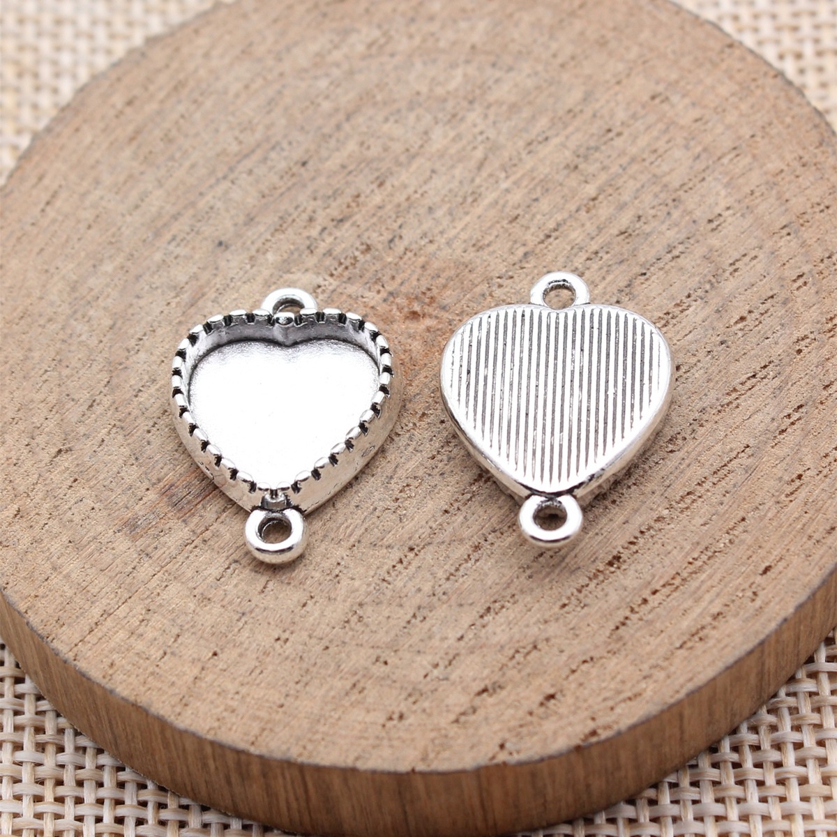 Pendant Blank Bezel - Base de pendentif photo en alliage