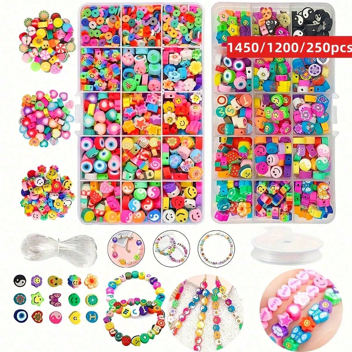 Jewelry Making Organizer - Ensemble de perles en argile polymère