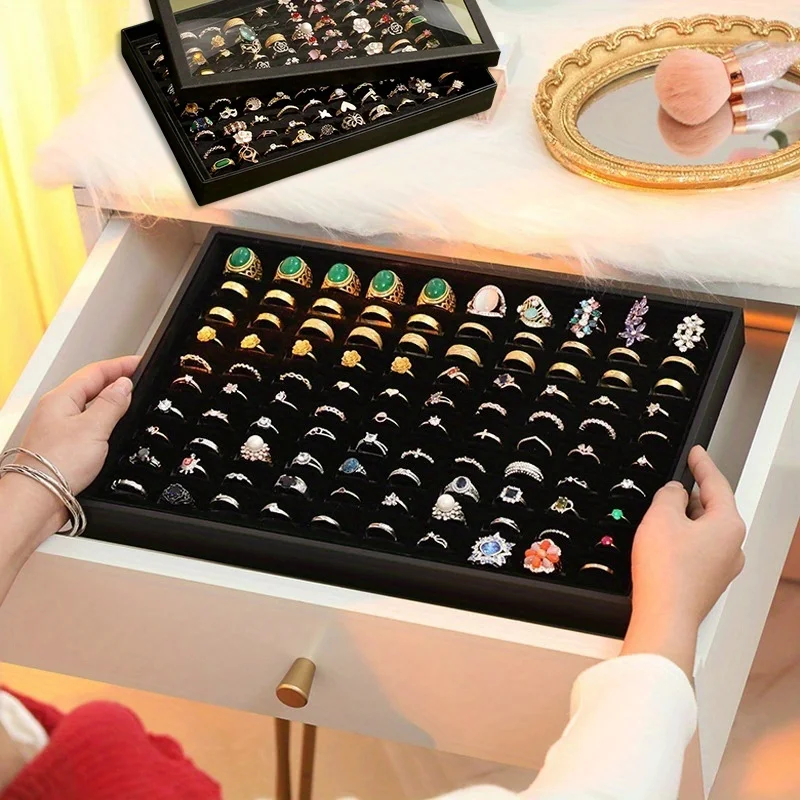 Jewelry Making Organizer - 1 ensemble de porte-bague, plateau d'exposition,