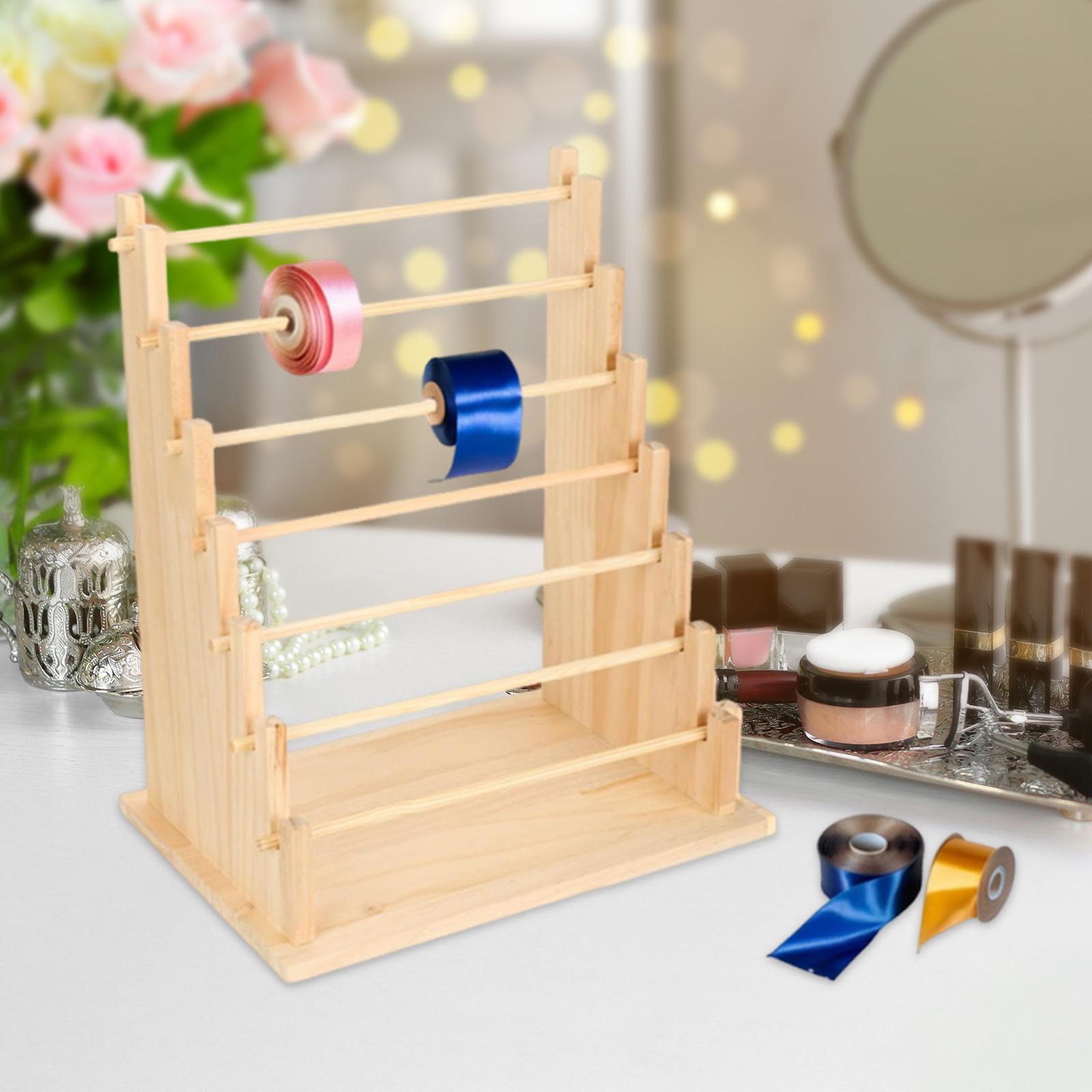 Jewelry Making Organizer - Organisateur de ruban en bois, support