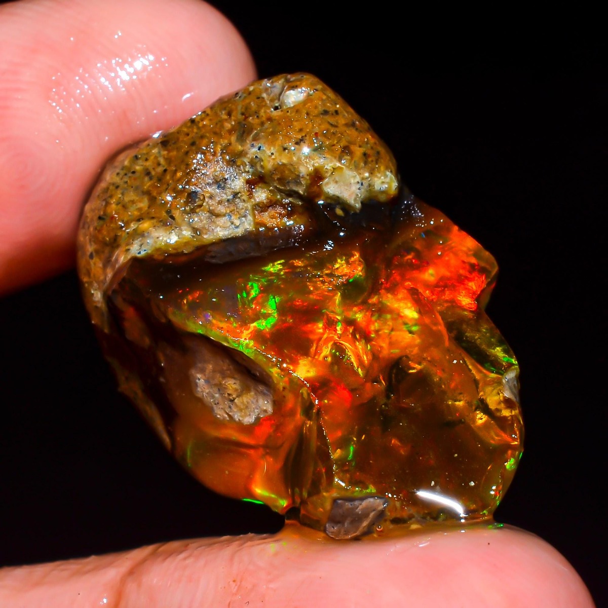 Jewelry Making Raw Materials - Opale d'Éthiopie naturelle brute 25-80 carats,