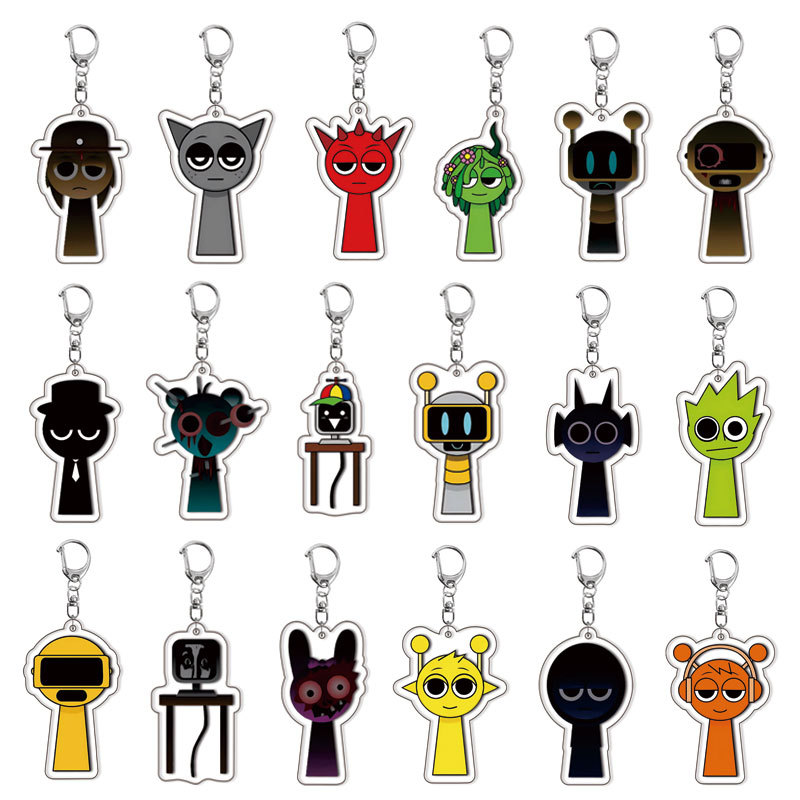 Jewelry Making Resin - Porte-clés Incredibox Sprunky Beats Rhythm Crew,