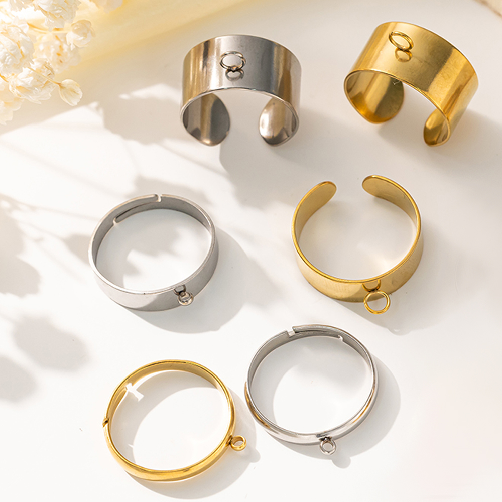Ring Blank Adjustable - Base d'anneaux ouverts et réglables en