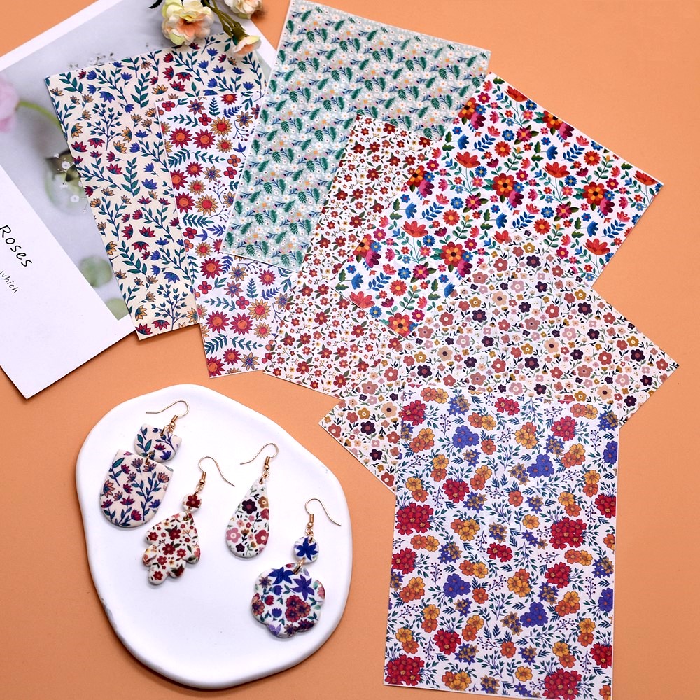 Jewelry Making Techniques - SNASAN bricolage somptueuse fleur aquarelle transfert