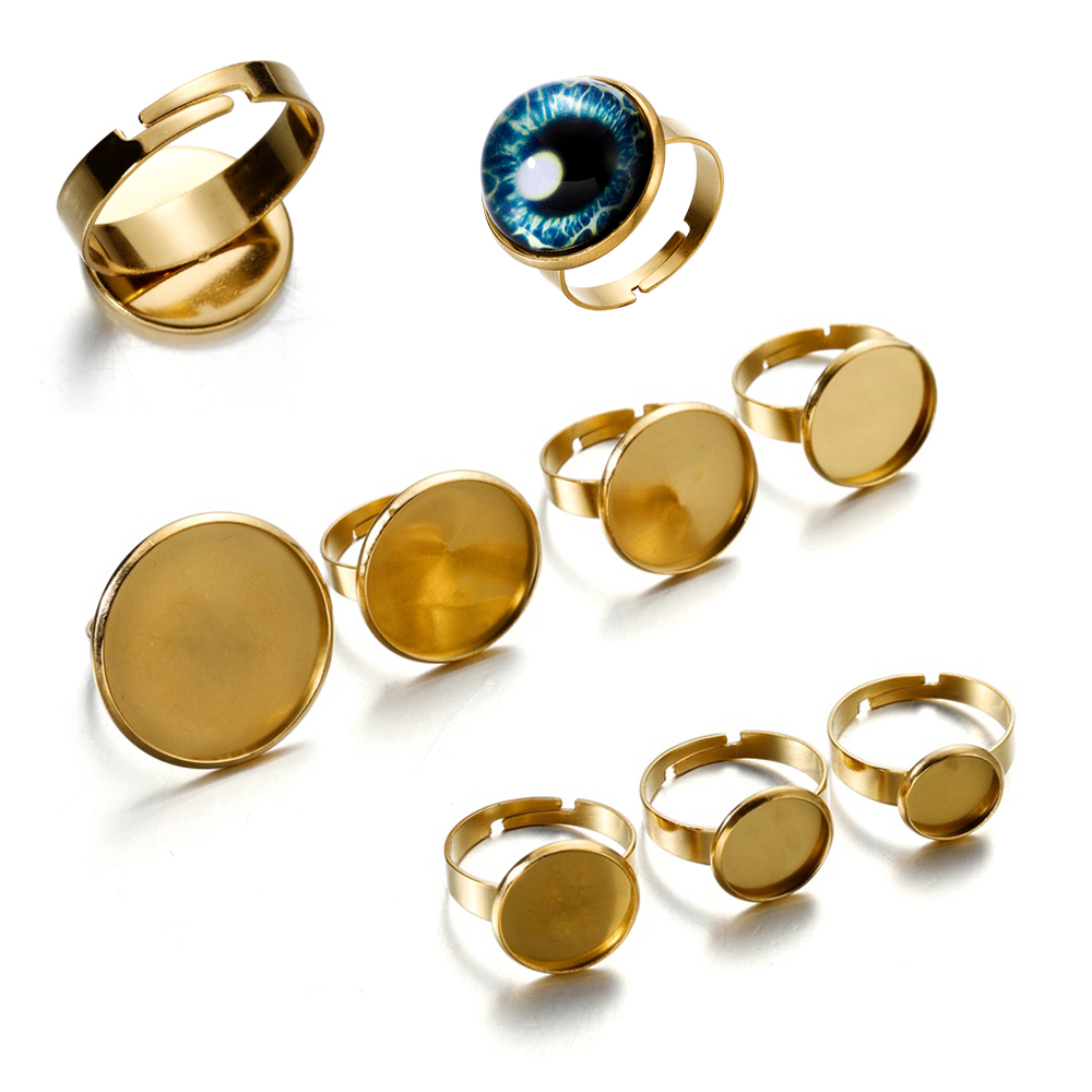 Ring Blank Adjustable - 10 pièces de bases de bague