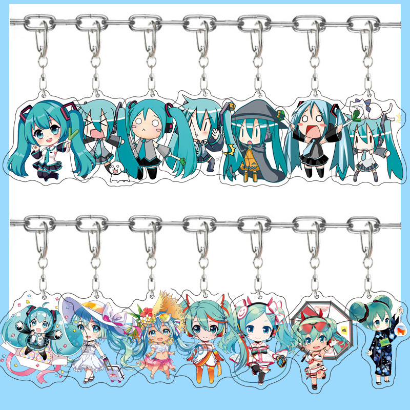Jewelry Making Resin - Figurine acrylique mignonne Hatsune Miku Anime,
