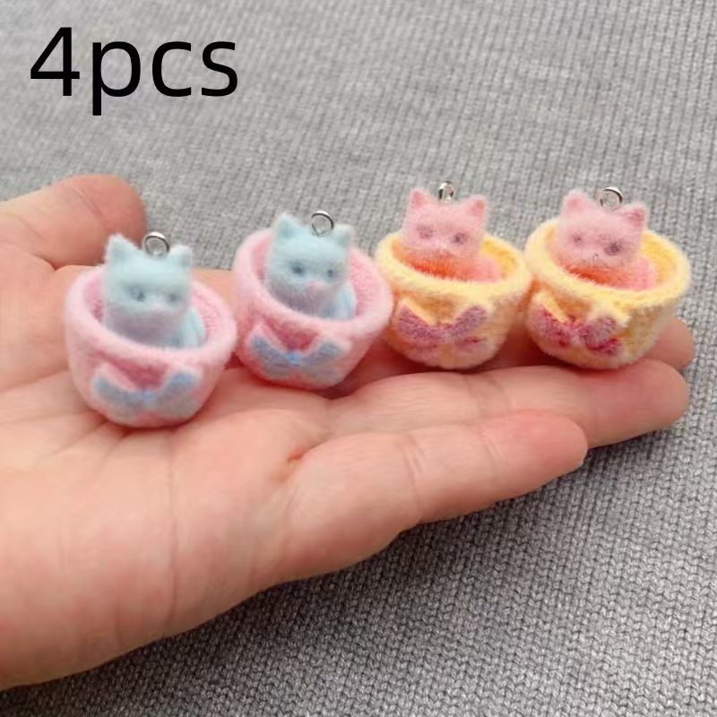 Pendentif chat en résine peluc - Jewelry Making Resin avis et prix