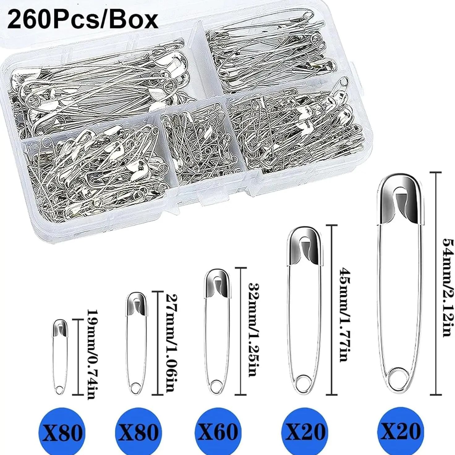 Kit de broches de sûreté argen - Jewelry Making Organizer avis et prix
