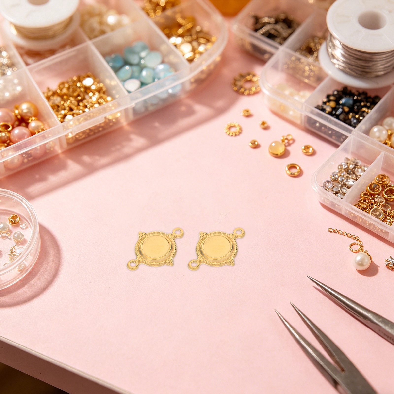6 pièces de supports de penden - Pendant Blank Bezel avis et prix