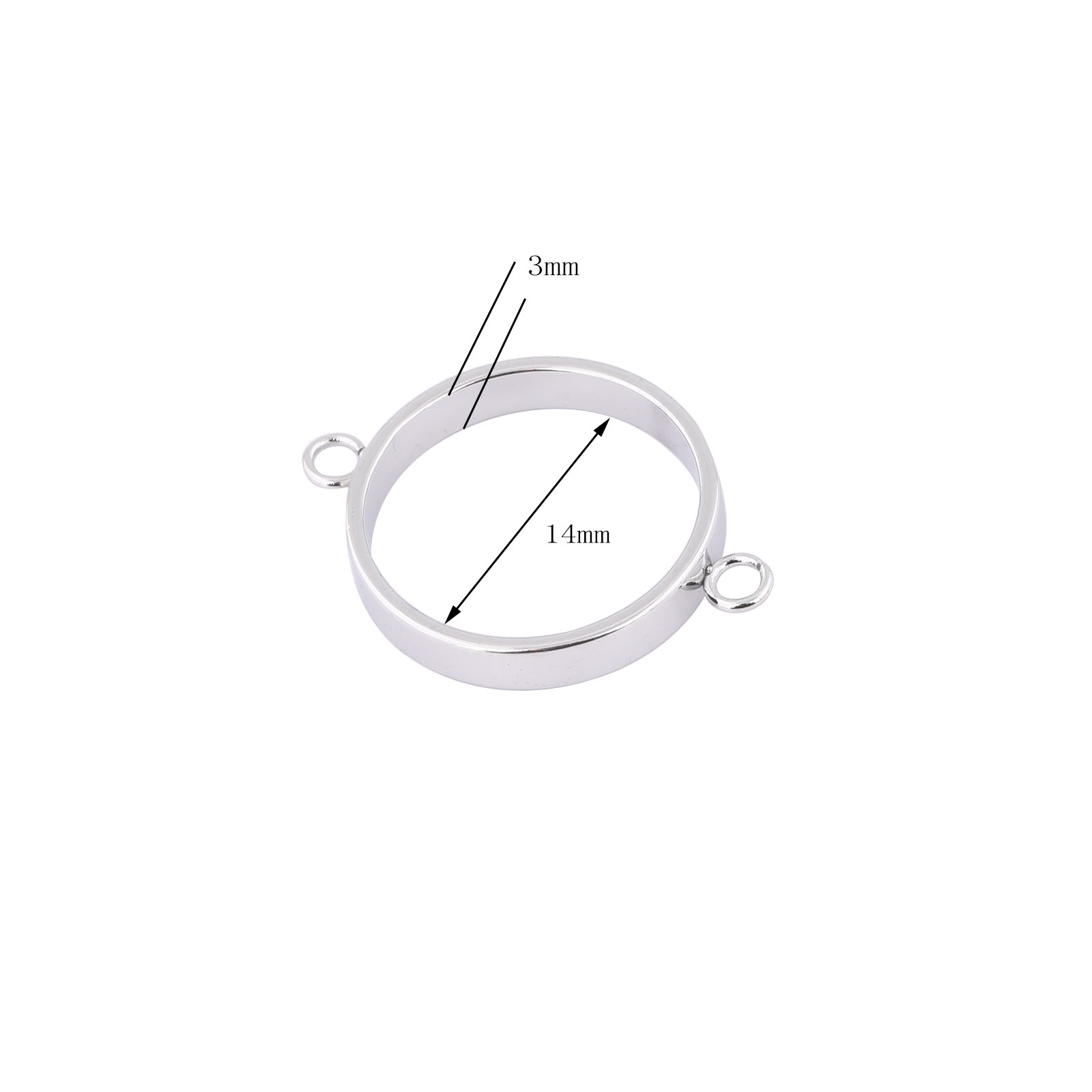 Connecteur de bracelet à lunet - Pendant Blank Bezel avis et prix