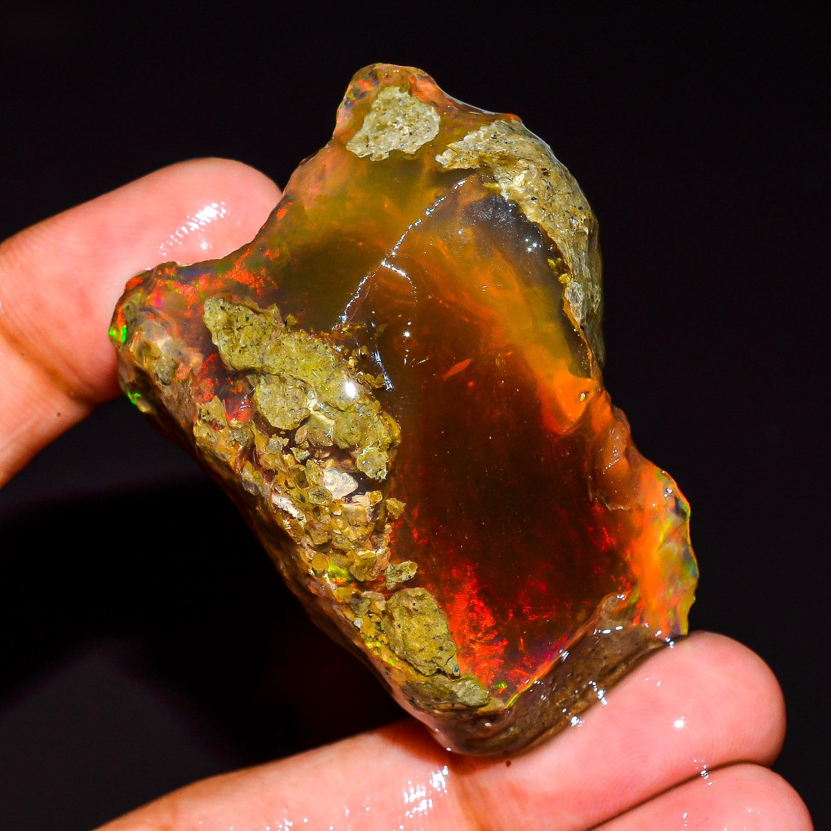 Opale d'Éthiopie naturelle bru - Jewelry Making Raw Materials avis et prix