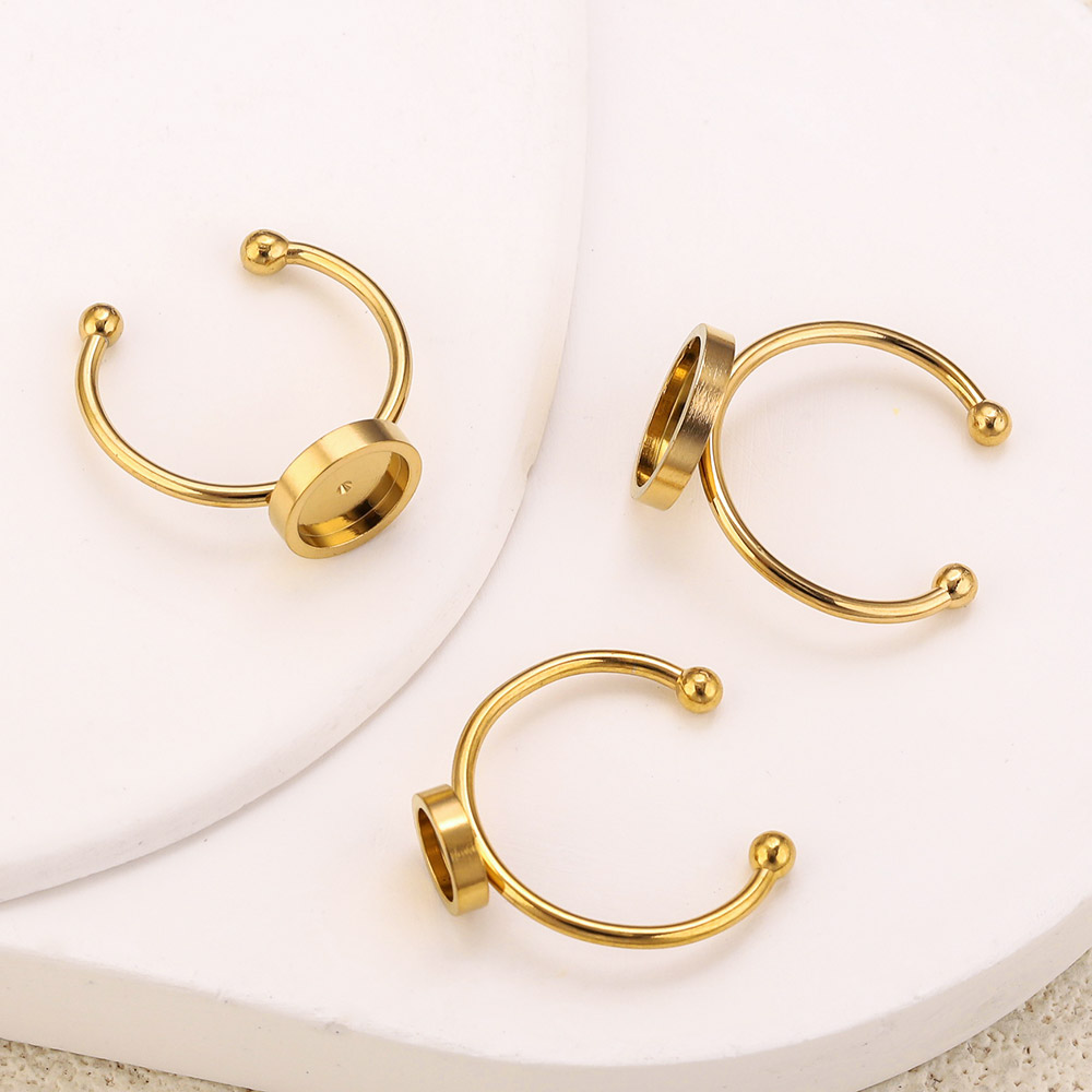 10 pièces de supports de caboc - Ring Blank Adjustable avis et prix