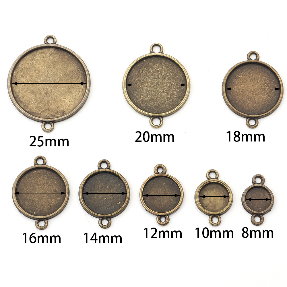 Base de Cabochon ronde 8/10/12 - Pendant Blank Bezel avis et prix