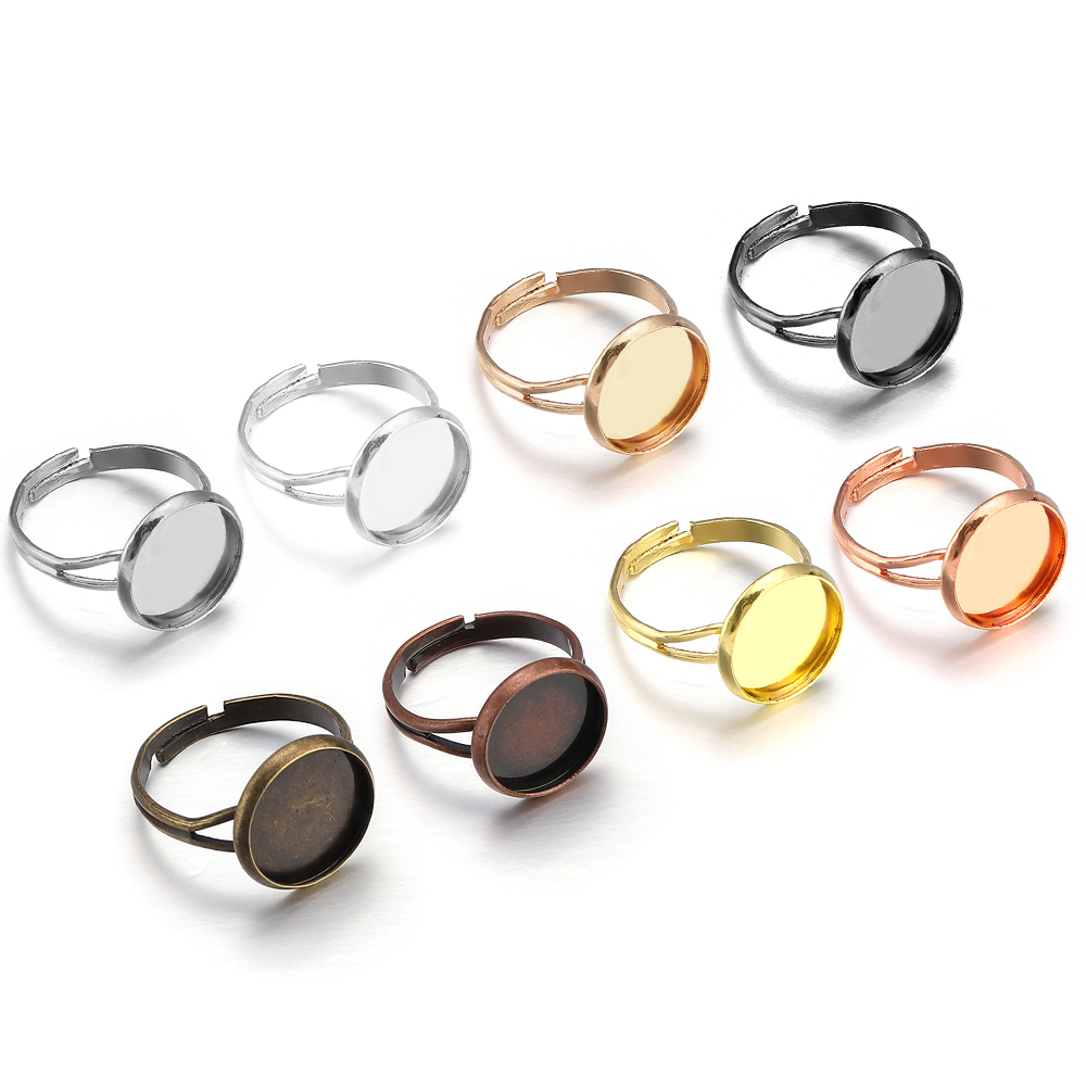 Lot de 10 bases de bague ajust - Ring Blank Adjustable avis et prix