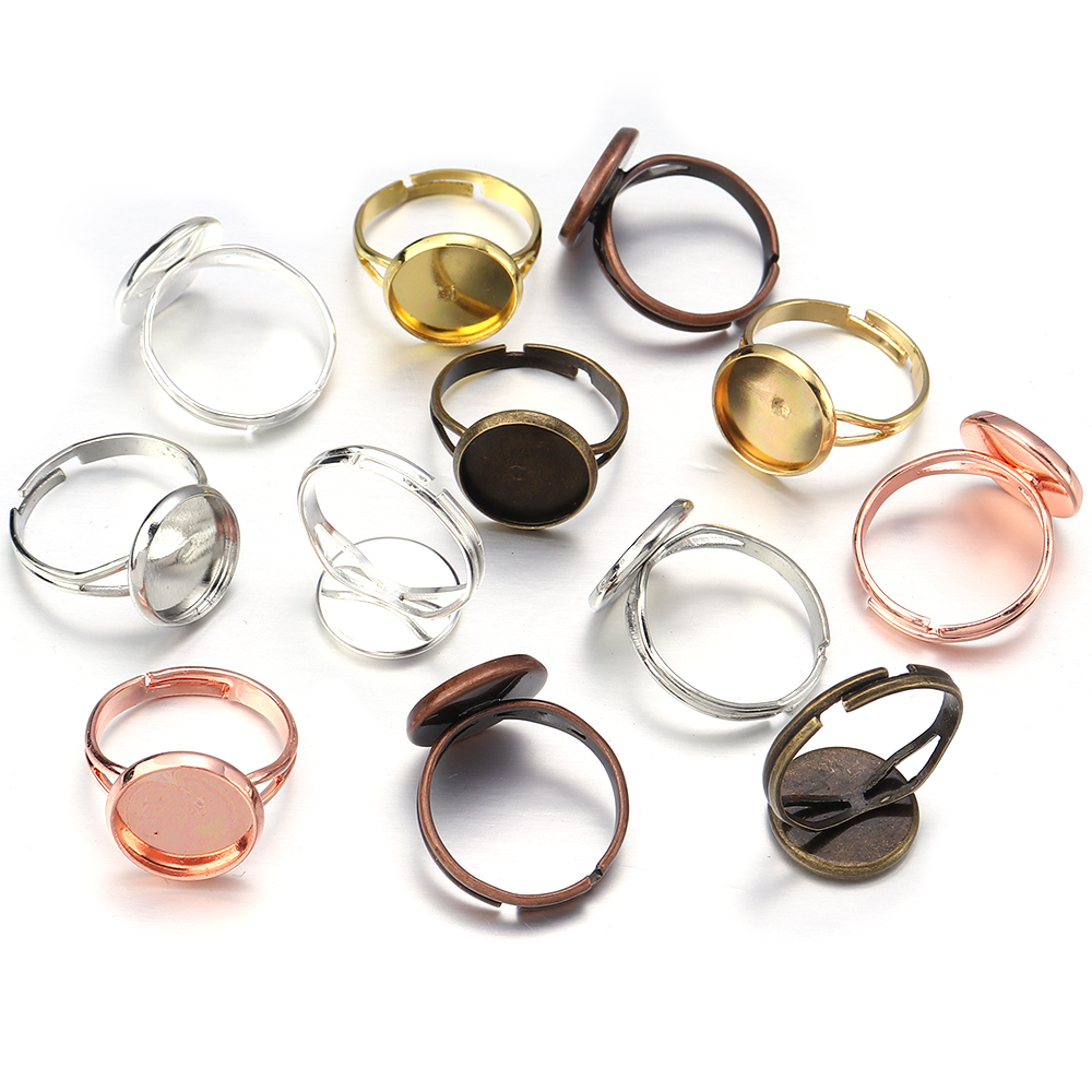 Lot de 10 bases de bague ajust - Ring Blank Adjustable avis et prix