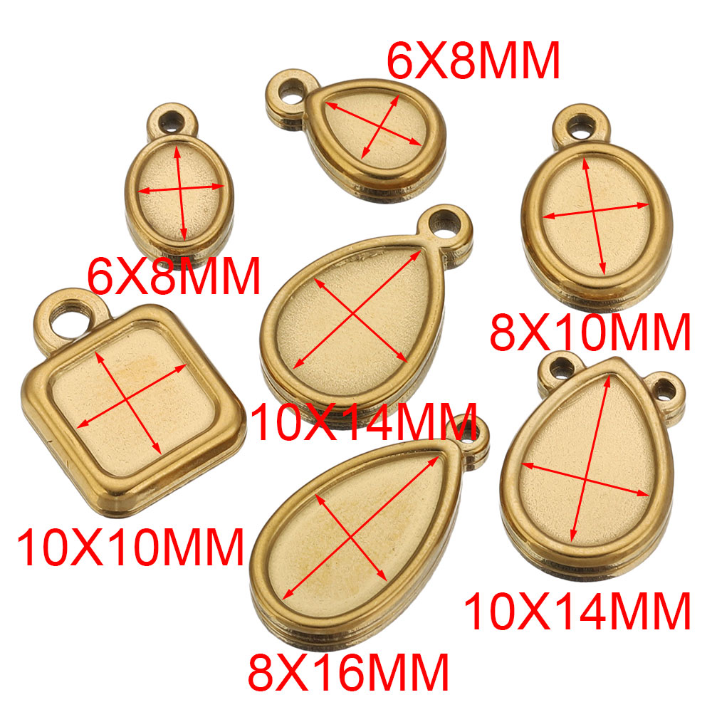 5 pièces de supports de penden - Pendant Blank Bezel avis et prix