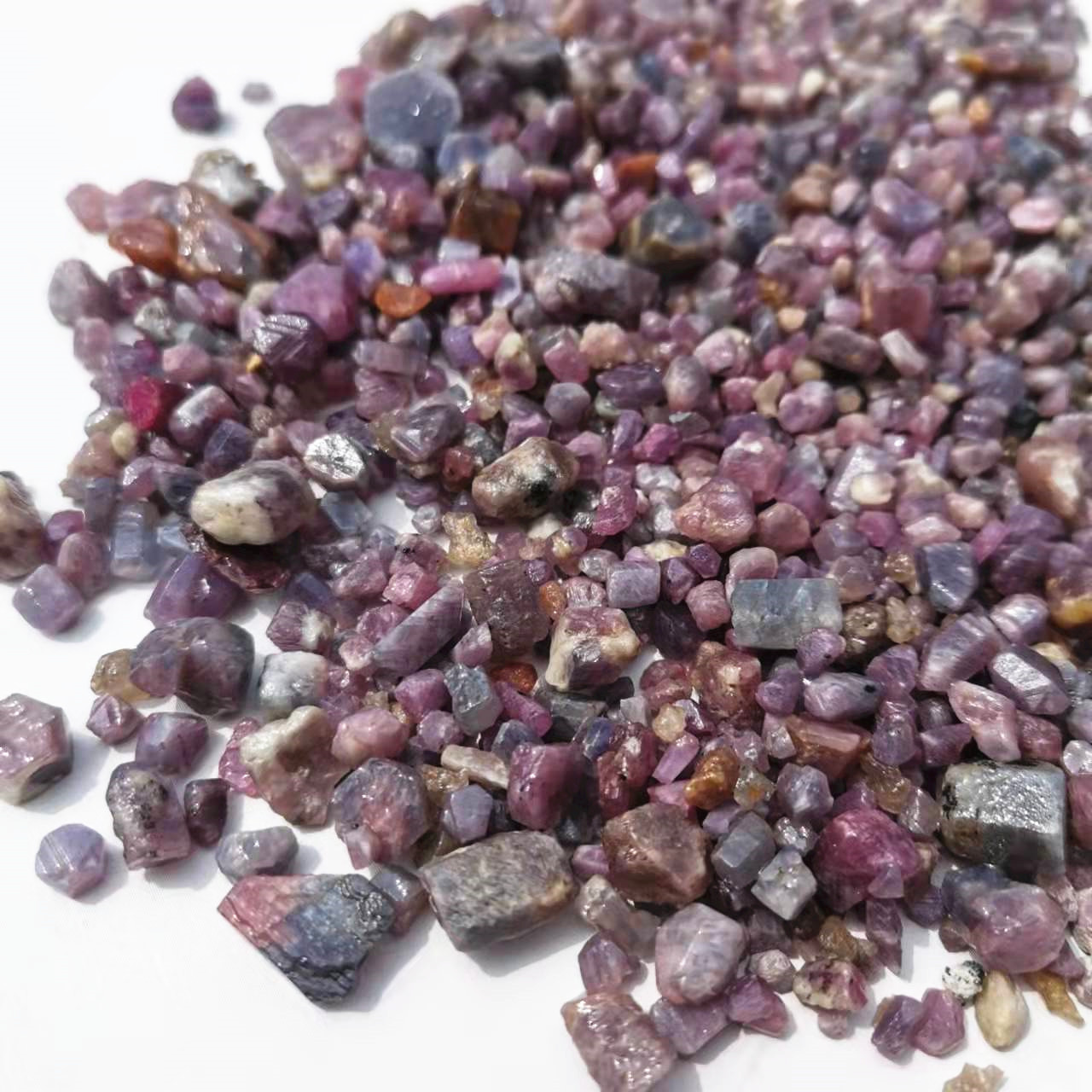 Pierres de corindon violet bru - Jewelry Making Raw Materials avis et prix