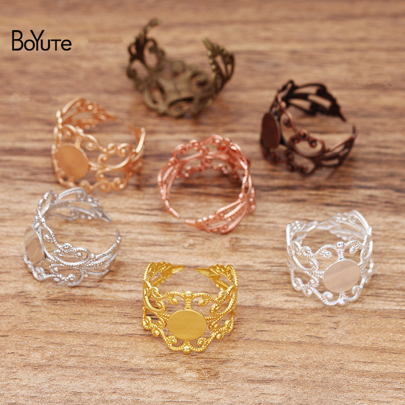 BoYuTe (20 pièces/lot) 8MM ann - Ring Blank Adjustable avis et prix