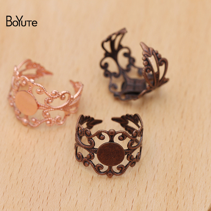 BoYuTe (20 pièces/lot) 8MM ann - Ring Blank Adjustable avis et prix