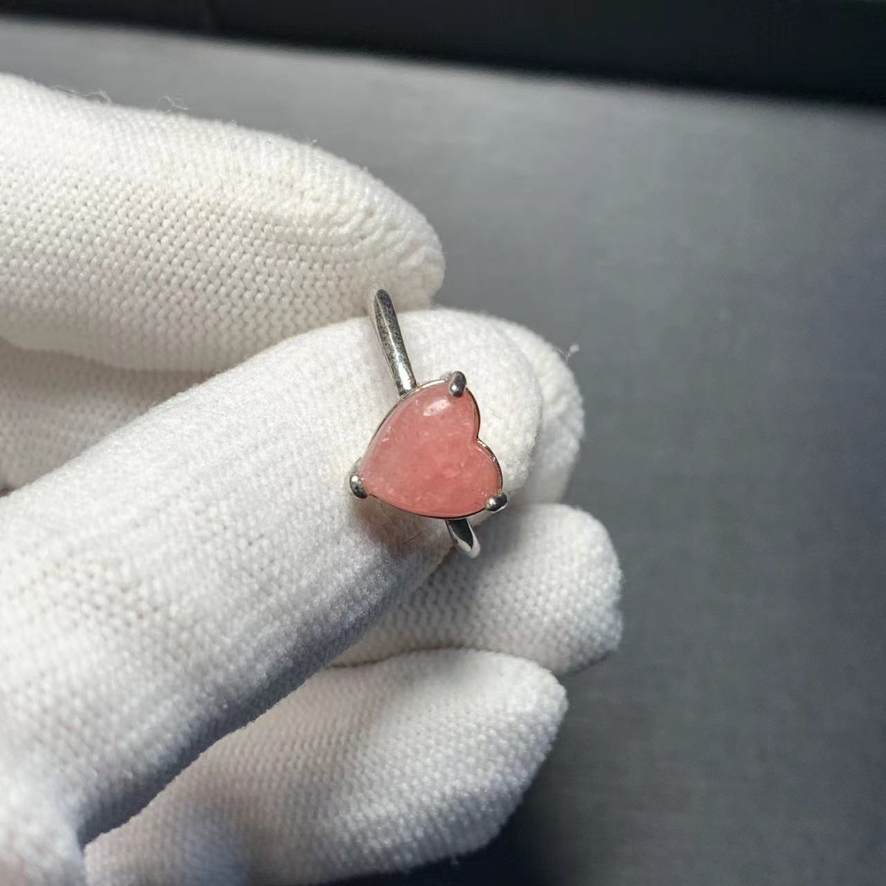Bague en Rhodochrosite naturel - Ring Blank Adjustable avis et prix