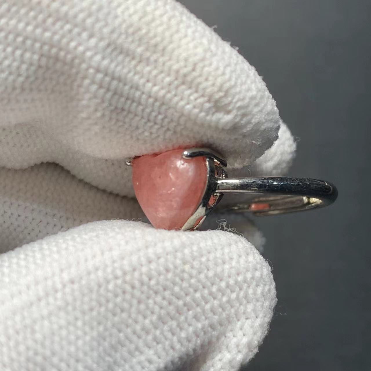 Bague en Rhodochrosite naturel - Ring Blank Adjustable avis et prix