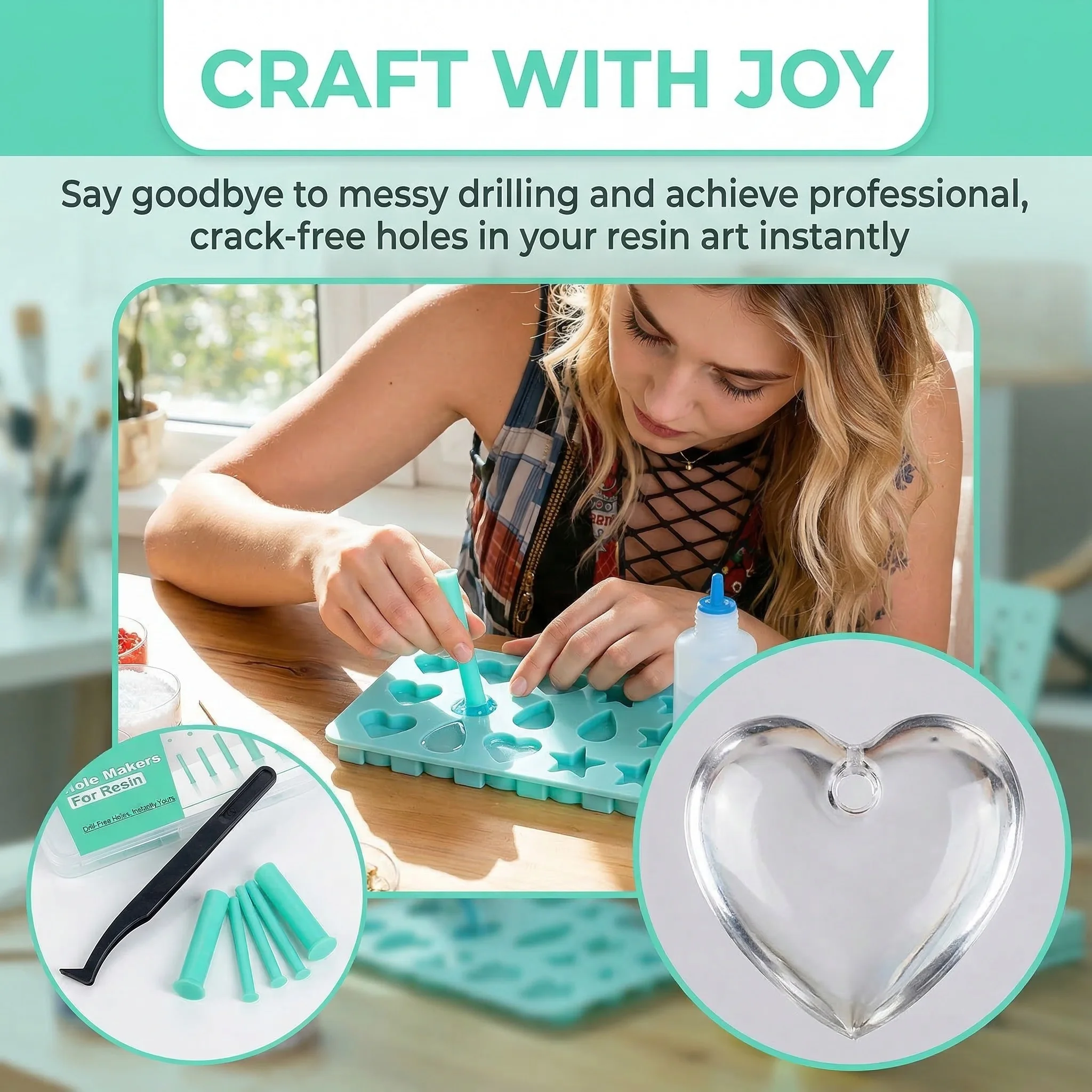 Kit de 35 ouvre-trous en résin - Jewelry Making Techniques avis et prix