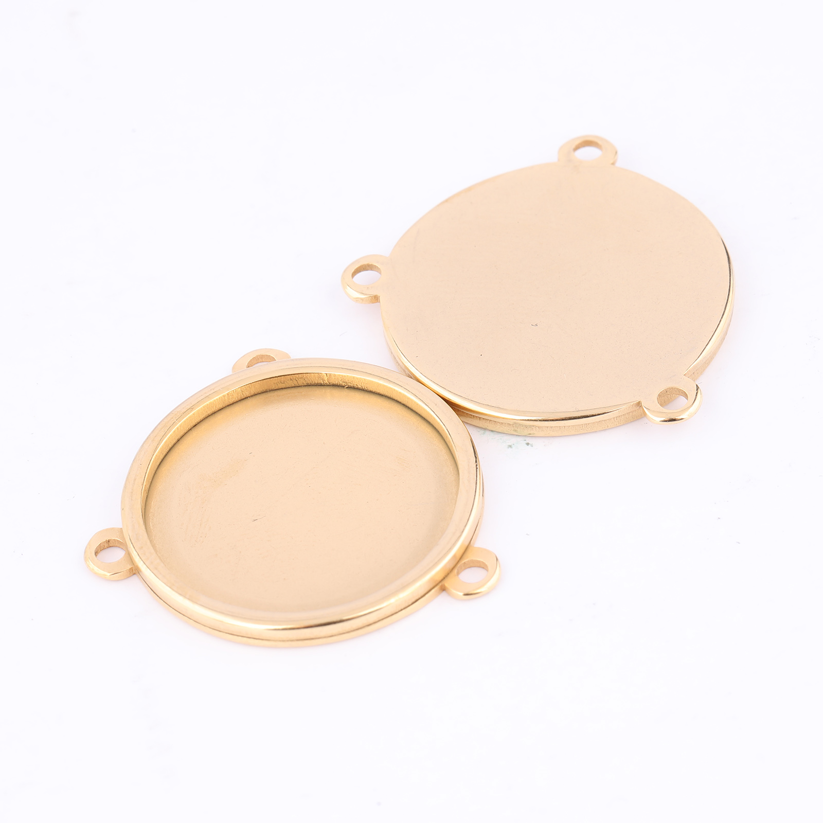 5 pièces en acier inoxydable p - Pendant Blank Bezel avis et prix
